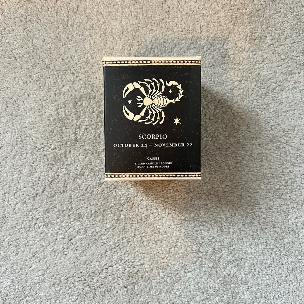 ~Restoration Hardware SCORPIO Birthday Candle *NIB* MSRP: $42+tax